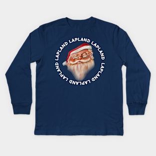 Lapland in Finland Kids Long Sleeve T-Shirt